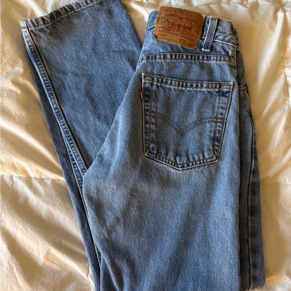 Levi's vintage 505 Straight Blue Jeans